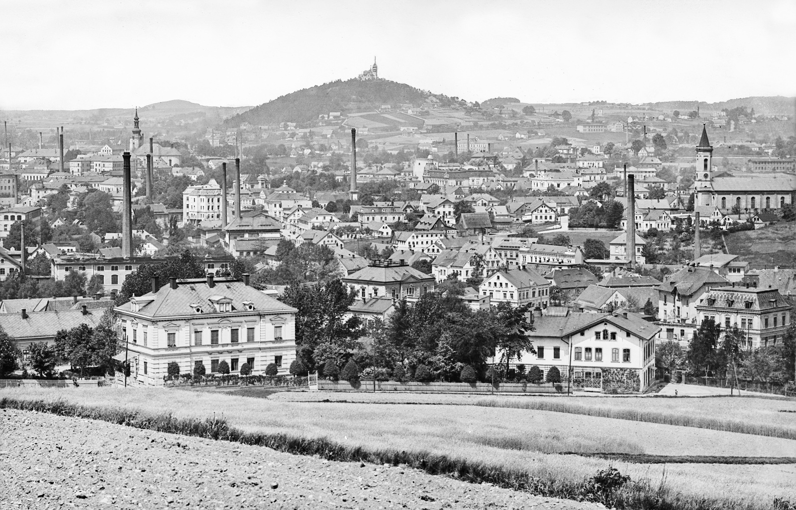 Pohled na Varnsdorf, 1907 (zdroj: Deutsche Fotothek/​Brück und Sohn)