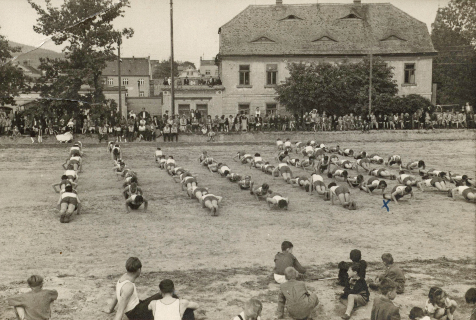 Sokol Varnsdorf, 1948. (zdroj: Serbski kulturny archiw, Budyšin/​Sorbisches Kulturarchiv, Bautzen)